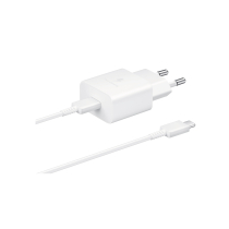 SAMSUNG Charger Pack 15W + USB-C Cable (White)