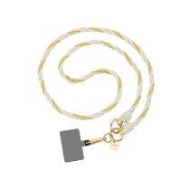 FAIRPLAY Phone strap 120cm Crystal (White)