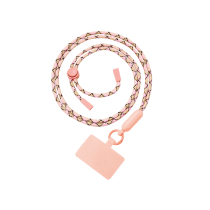 FAIRPLAY Phone strap 120cm FLORA (Pink/Brown)