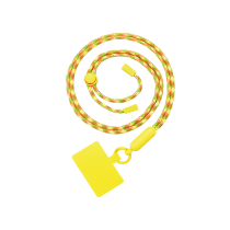 FAIRPLAY Phone strap 120cm FLORA (Yellow/Green/Orange)