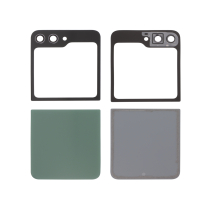 Complete Green Back Cover Galaxy Z Flip5 (F731B) (Without logo)