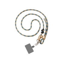FAIRPLAY Phone strap 120cm ZOE (Beige/Blue)