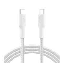 BELKIN Braided PCR USB-C to USB-C Cable 240W 2.0 2m (White)