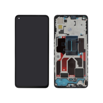 Complete Screen Black Oppo Find X3 Lite (With Frame) (ReLife)
