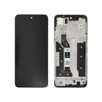 Complete Screen Black Moto G35 5G (With frame) (ReLife)