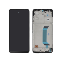 Complete Screen Black Redmi Note 12 5G/Poco X5 5G (With frame) (ReLife)