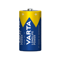 VARTA Pack 2 Alkaline Batteries Longlife Power (C)